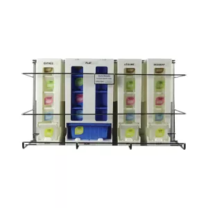 Support mural pour 5 modules SANIPOUSSE